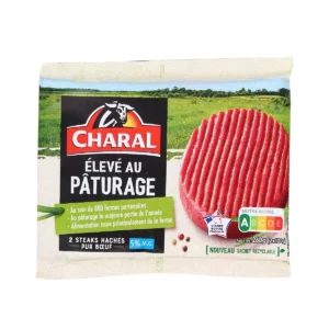 Steak haché pur bœuf Élevé au pâturage 5% MG façon bouchère